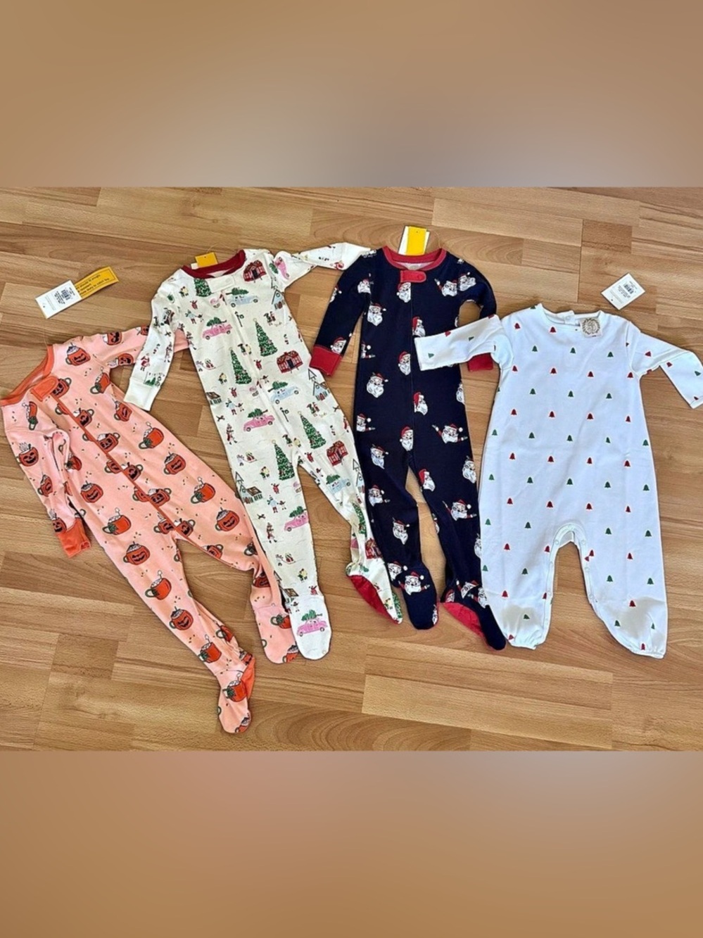 NWT: 3 Beaufort Bonnet Knox Pajamas & 1 Playsuit (4 total) 18-24 months